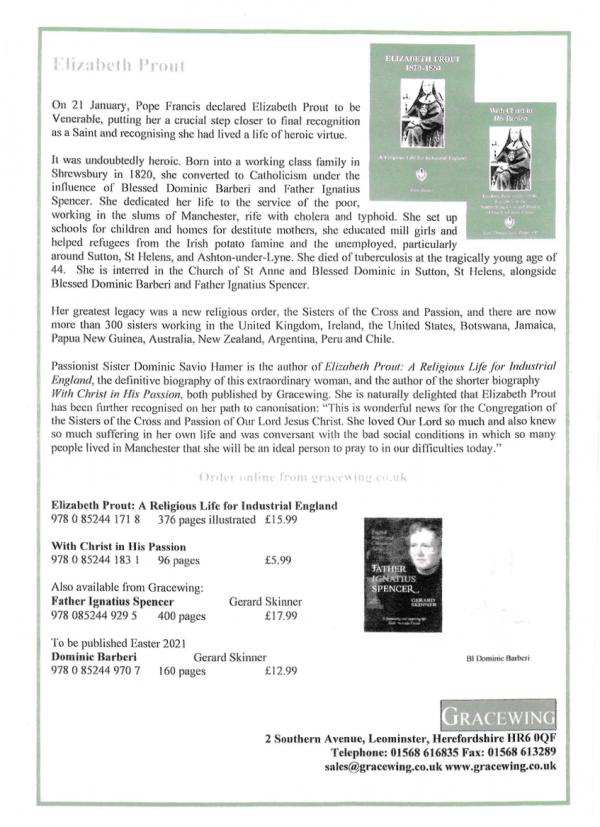 Elizabeth Prout Flyer